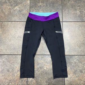 Girl’s Ivivva Cropped Leggings Size 12